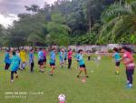 ประมวลภาพโครงการอบรมพัฒนาทักษะการเล่นกีฬา ฟุตบอลขั้นพื้นฐาน